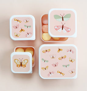 Lunchbox / 4er Set / Schmetterlinge
