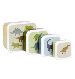 Lunchbox / 4er Set / Dinosaurier