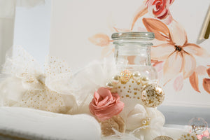 Taufset Blumen