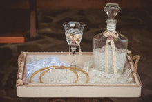 Φόρτωση εικόνας στο εργαλείο προβολής Συλλογής, 33 Σετ γάμου δίσκος-καράφα-ποτήρι με διακόσμηση
