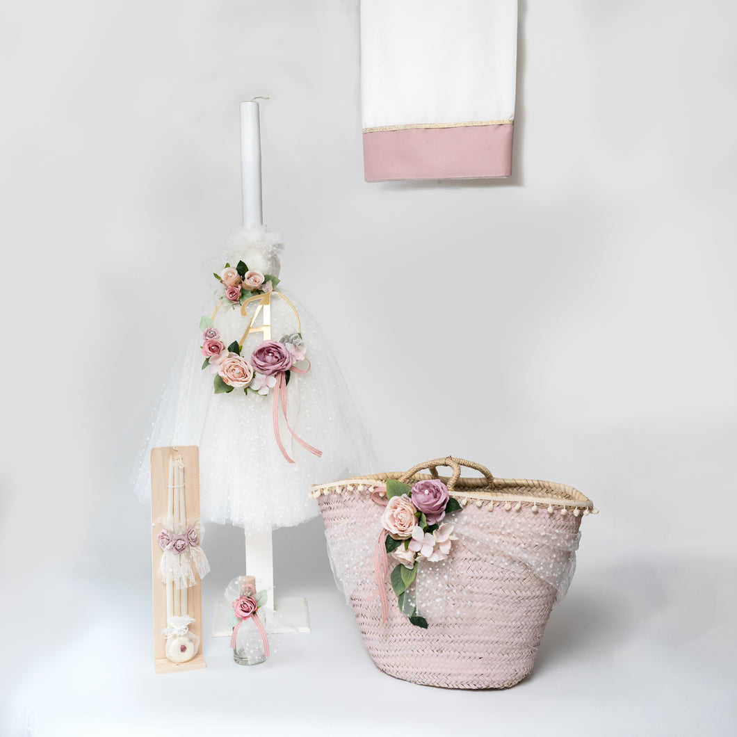 Taufset E407 Romantic Flowers