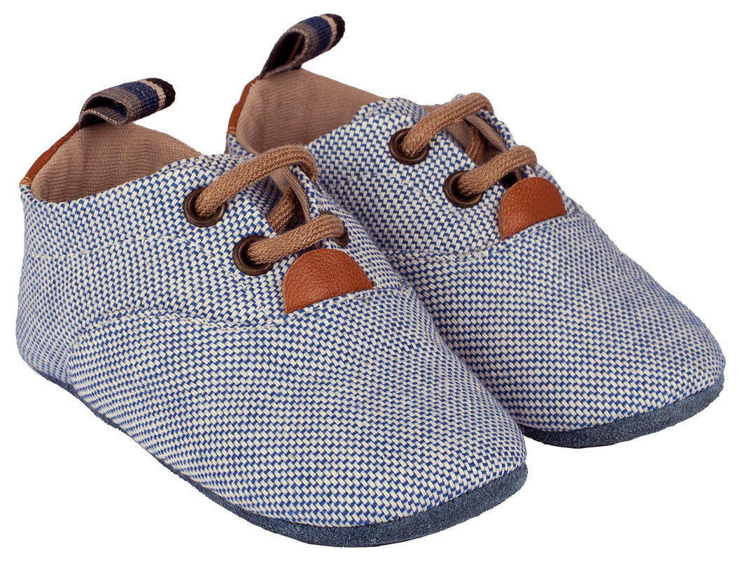 Babykrabbelschuhe MI1064-ROYAL-BLUE