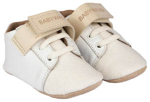 Babykrabbelschuhe MI1092-WHITE-IVORY