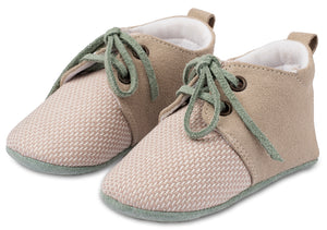 Babykrabbelschuhe MI1099-BEIGE-MINT