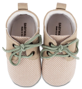 Babykrabbelschuhe MI1099-BEIGE-MINT