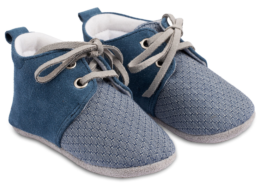 Babykrabbelschuhe MI1099-BLUE-ROYAL