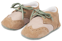 Laden Sie das Bild in den Galerie-Viewer, Babykrabbelschuhe MI1114-BEIGE-MINT
