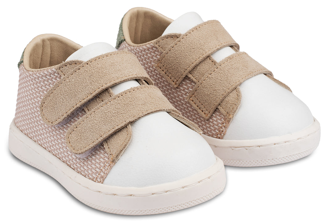 Lauflernschuh PRI2104-BEIGE-WHITE