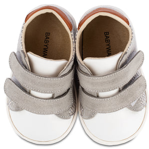 Lauflernschuh PRI2104-GREY-WHITE