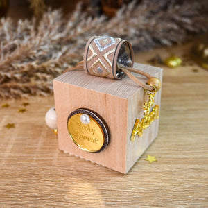 Wishes Cube_Brown